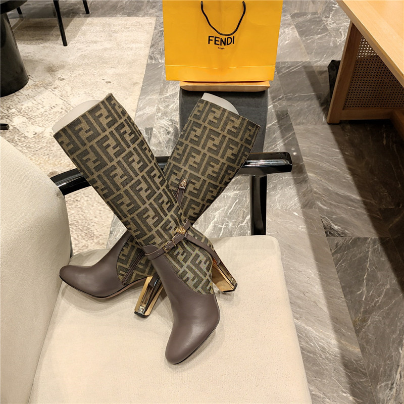 Best Replica fendi electroplated high heel boots - Colareps