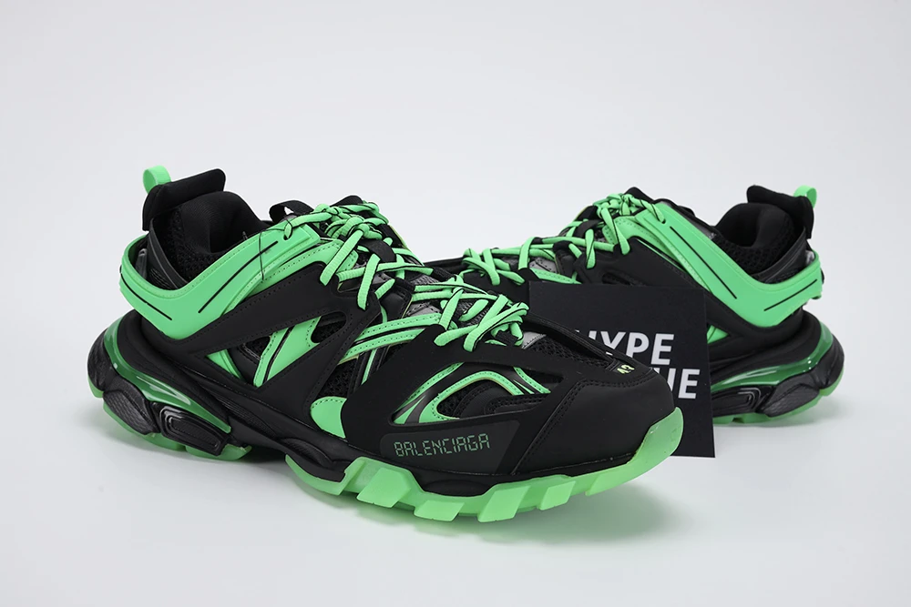 Best Replica BALENCIAGA TRIPLE-S BLACK GREEN - Colareps