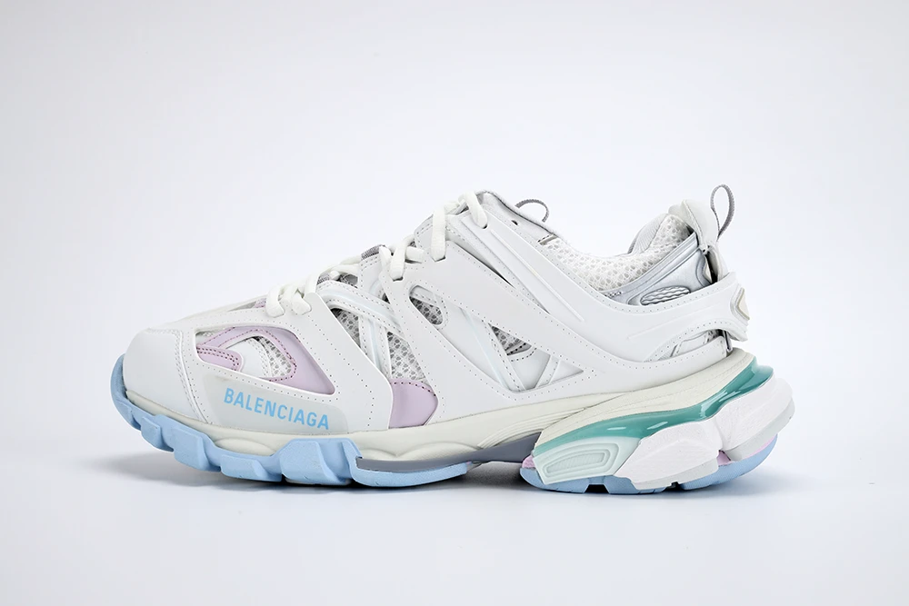 Best Replica BALENCIAGA TRIPLE-S WHITE ICE BLUE - Colareps