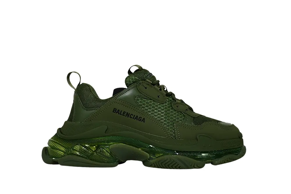 Best Replica BALENCIAGA TRIPLE S SNEKAER  Dark Green - Colareps