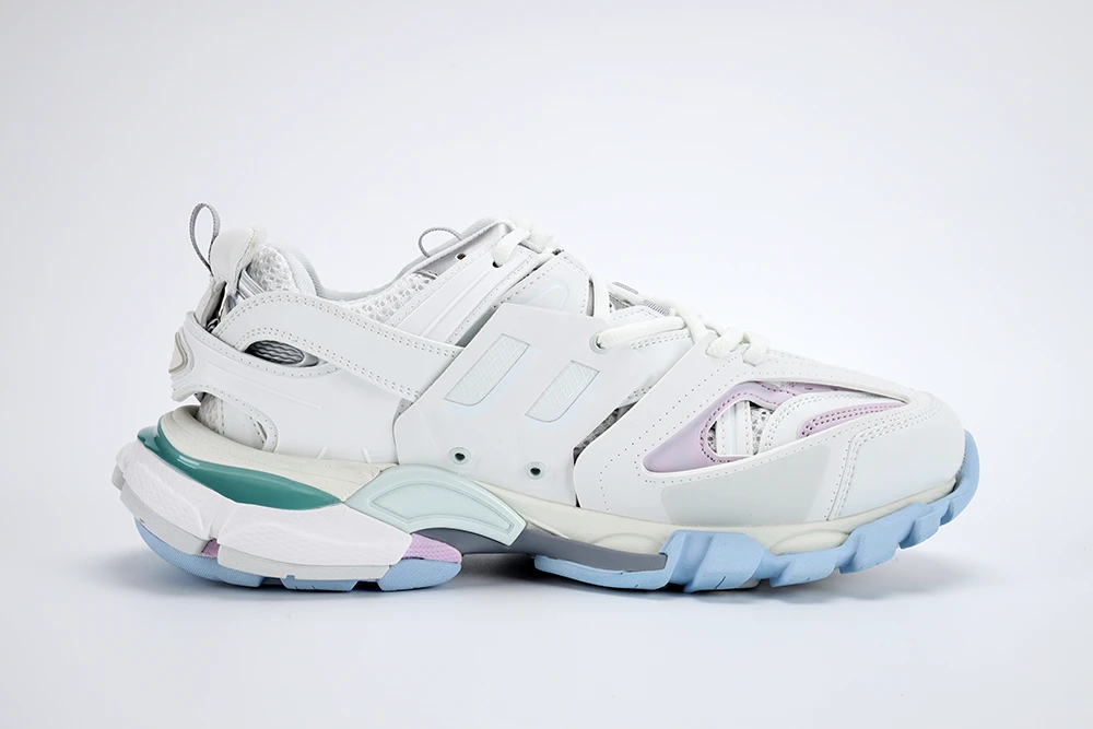 Best Replica BALENCIAGA TRIPLE-S WHITE ICE BLUE - Colareps
