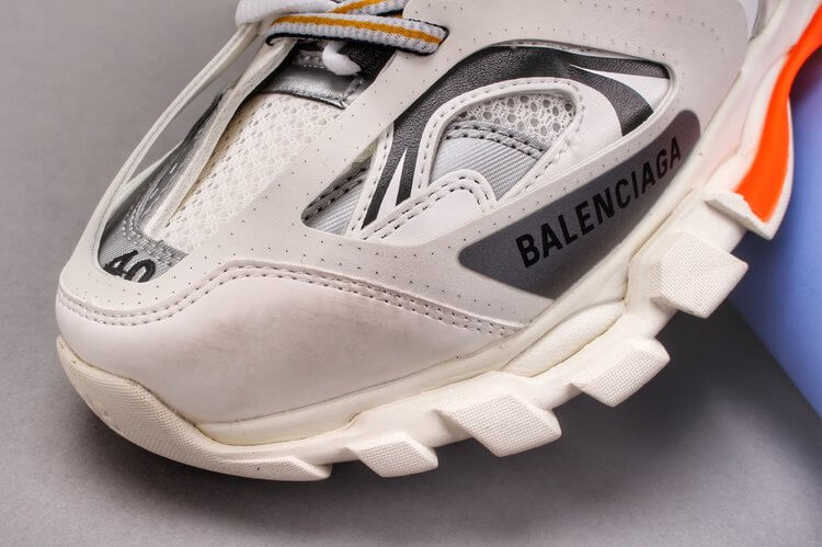 Best Replica Balenciaga Sneaker Tess.s.Gomma MAILLE BLACK Grey Orange Replica - Colareps