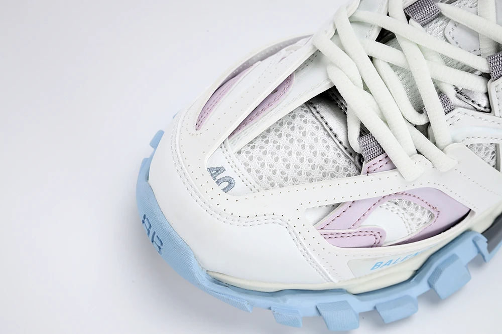 Best Replica BALENCIAGA TRIPLE-S WHITE ICE BLUE - Colareps