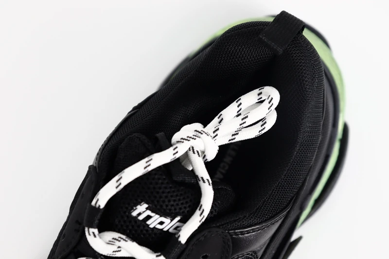 Best Replica BALENCIAGA TRIPLE S TRAINER BLACK GREEN REPLICA - Colareps