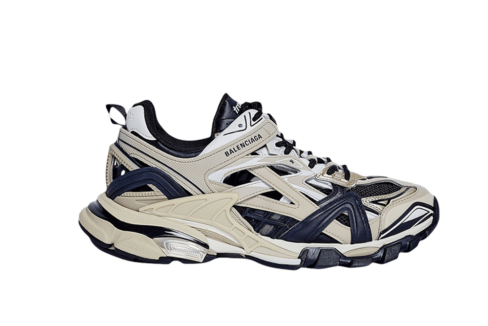 Best Replica Balenciaga Track.2 Trainer  Beige Black - Colareps