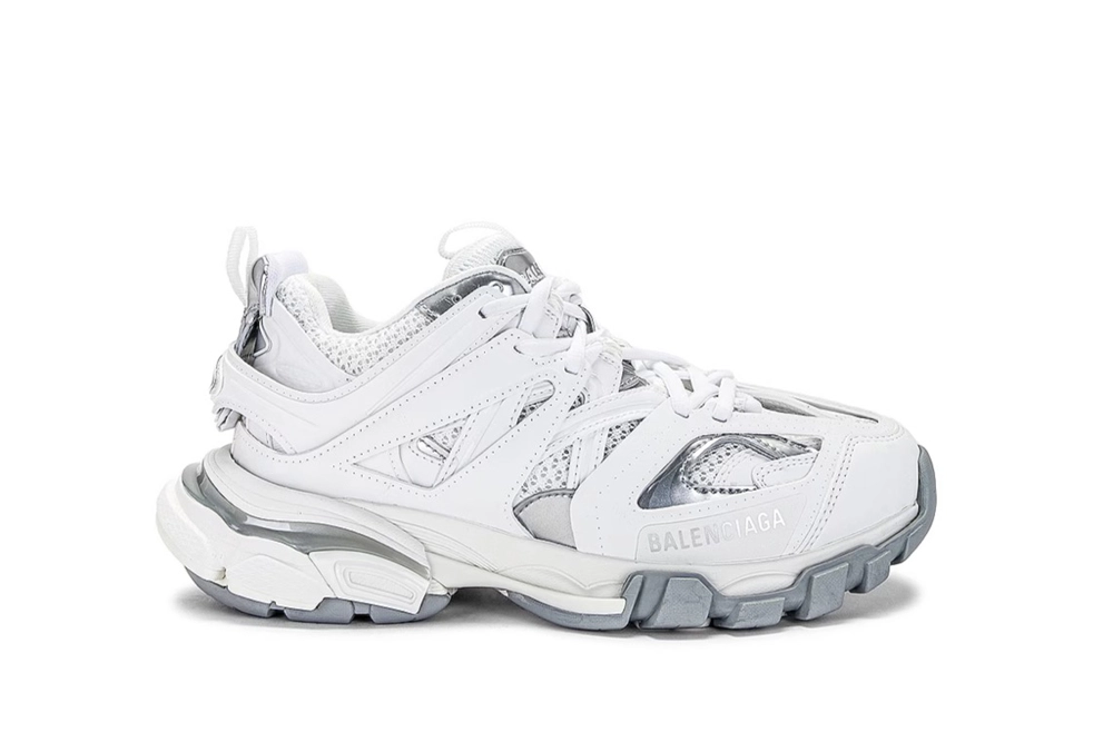 Best Replica BALENCIAGA Track Sneaker White   Silver - Colareps