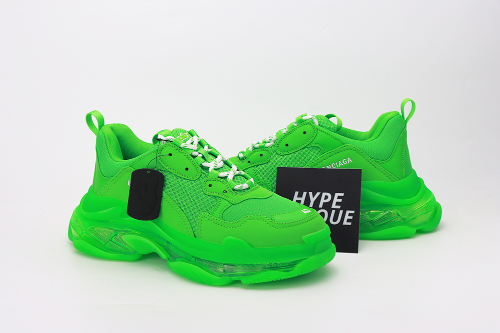 Best Replica BALENCIAGA TRIPLE S CRYSTAL GREEN - Colareps