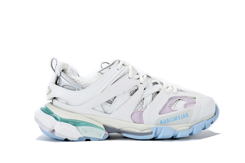 Best Replica BALENCIAGA TRIPLE-S WHITE ICE BLUE - Colareps