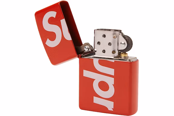 Best Replica Supreme Replica Logo Zippo Red - Colareps