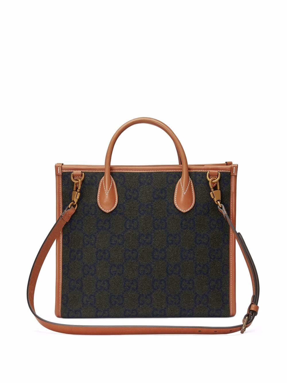 Best Replica Gucci GG pattern logo-patch tote - Colareps