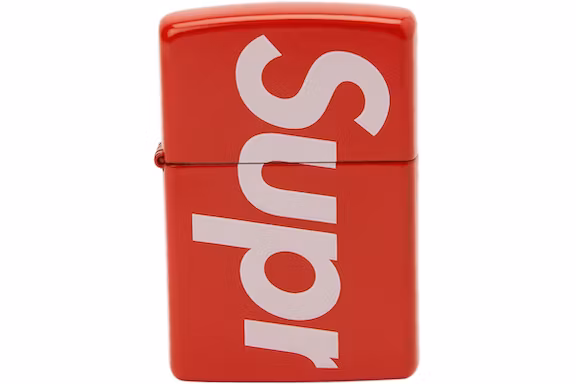 Best Replica Supreme Replica Logo Zippo Red - Colareps