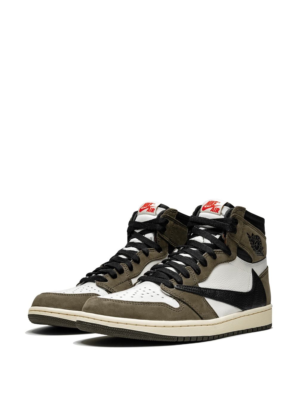 Best Replica Travis Scott x Air Jordan 1 Retro High OG  Mocha  CD4487-100 - Colareps