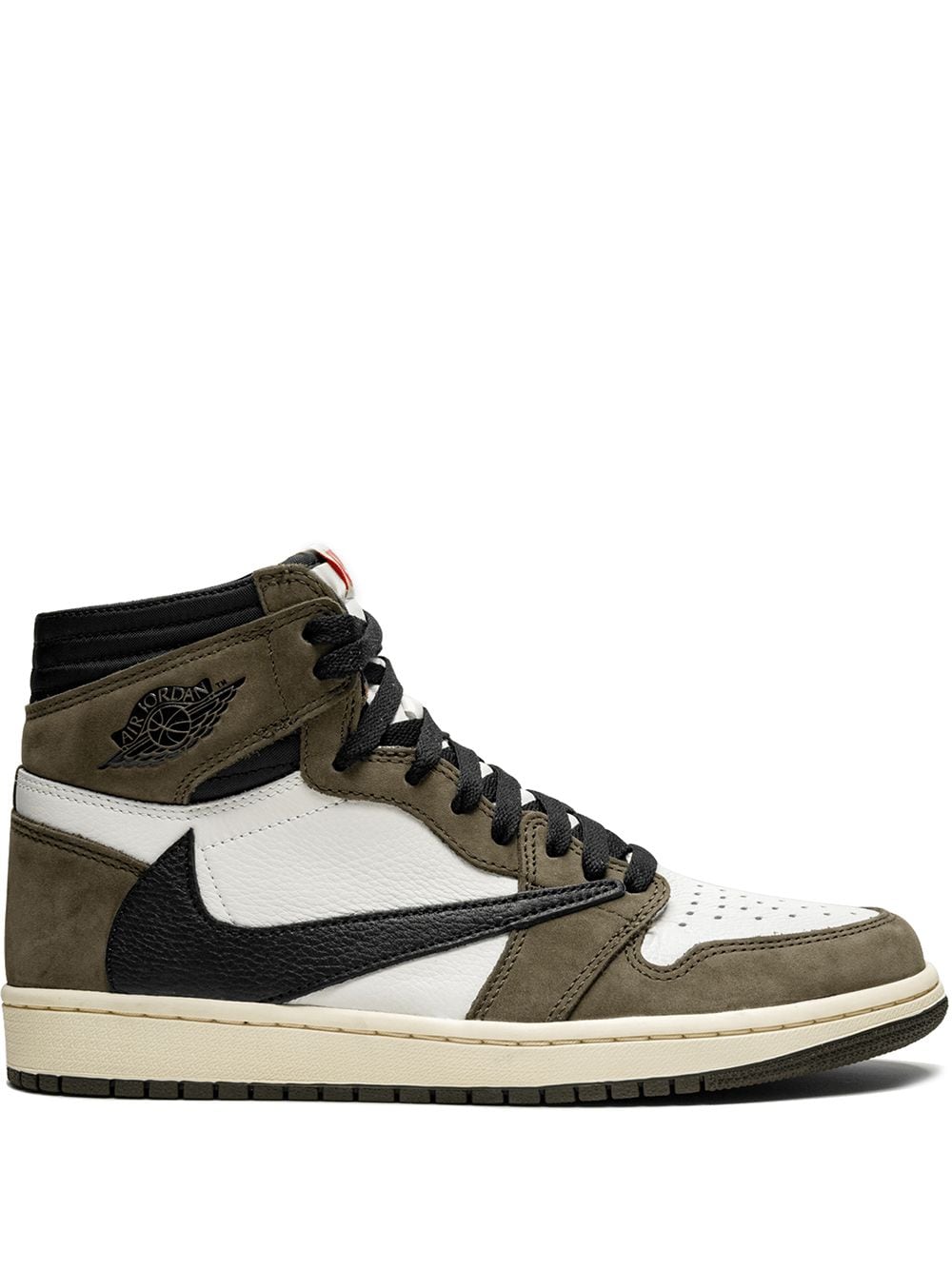 Best Replica Travis Scott x Air Jordan 1 Retro High OG  Mocha  CD4487-100 - Colareps