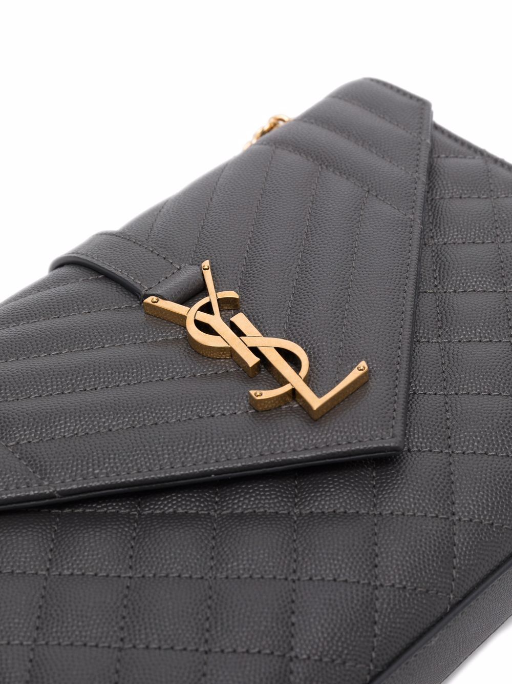 Best Replica Saint Laurent Cassandra quilted shoulder bag - Cola - Colareps