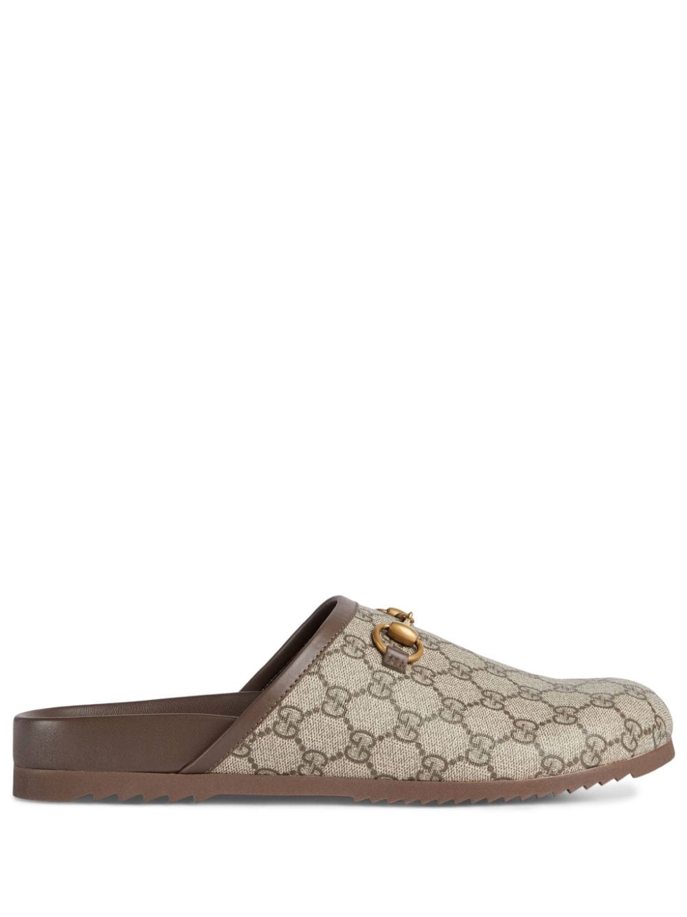 Best Replica Gucci Horsebit Bag Dupe GG-canvas horsebit-detail slippers - Cola - Colareps