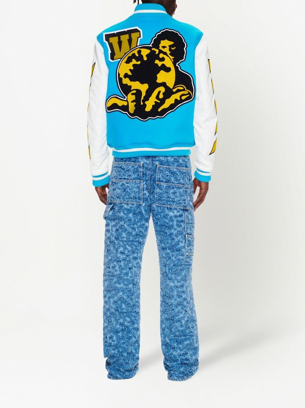 Best Replica Off White Reps Vars World leather jacket - Cola - Colareps