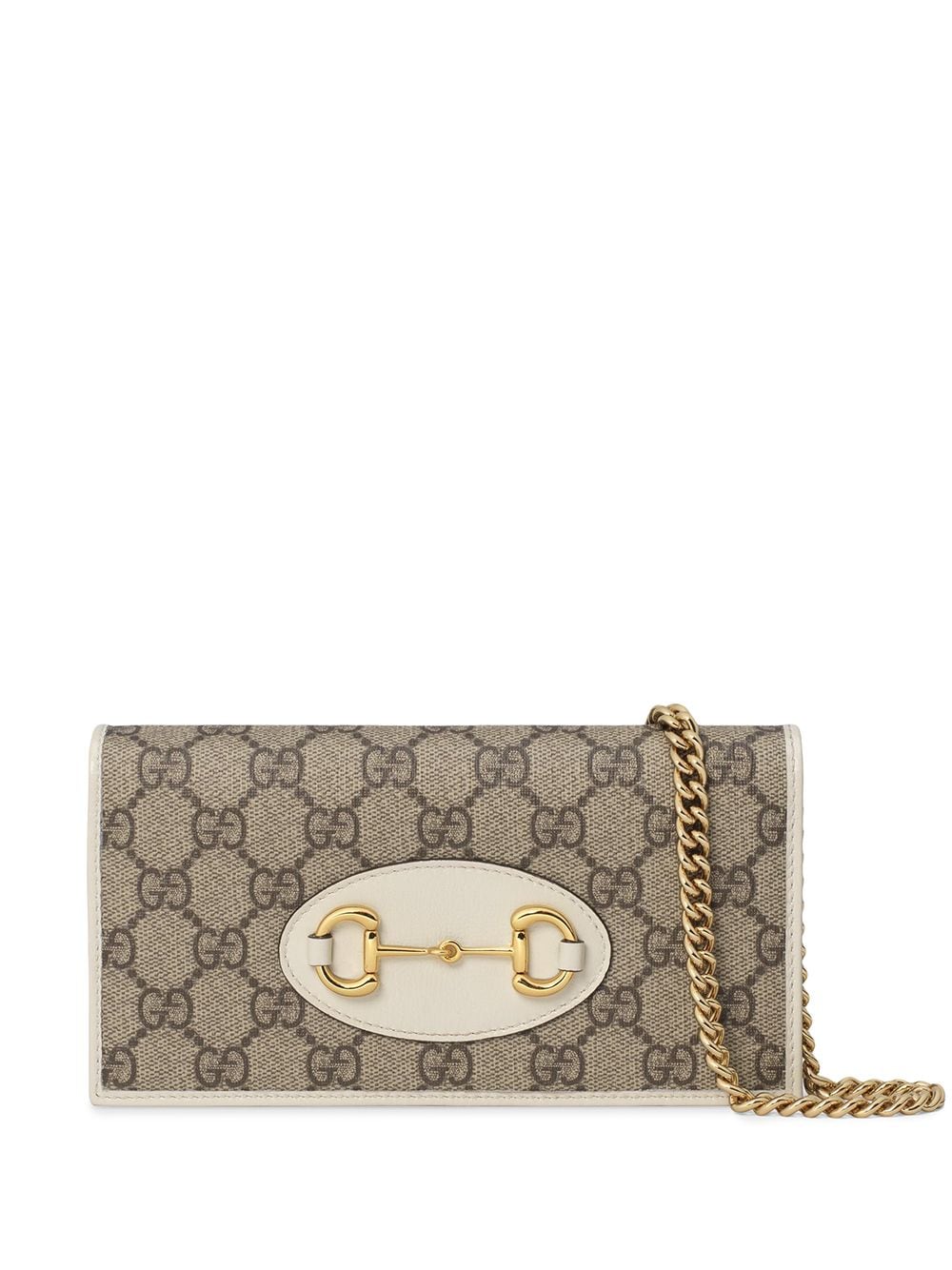 Best Replica Gucci Horsebit Bag Dupe 1955 Horsebit chain-strap wallet - Cola - Colareps