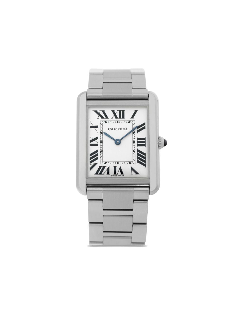 Best Replica Cartier Replica Tank Solo W5200028 ZF Factory 1:1 Best Edition Swiss ETA9015 White Dial - Colareps