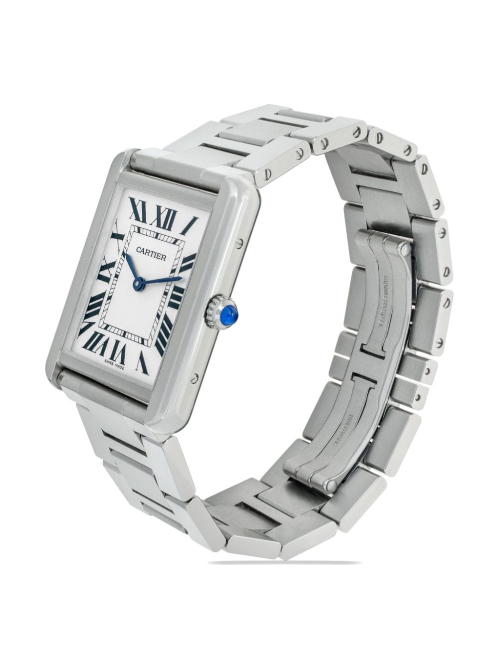 Best Replica Cartier Replica Tank Solo W5200028 ZF Factory 1:1 Best Edition Swiss ETA9015 White Dial - Colareps