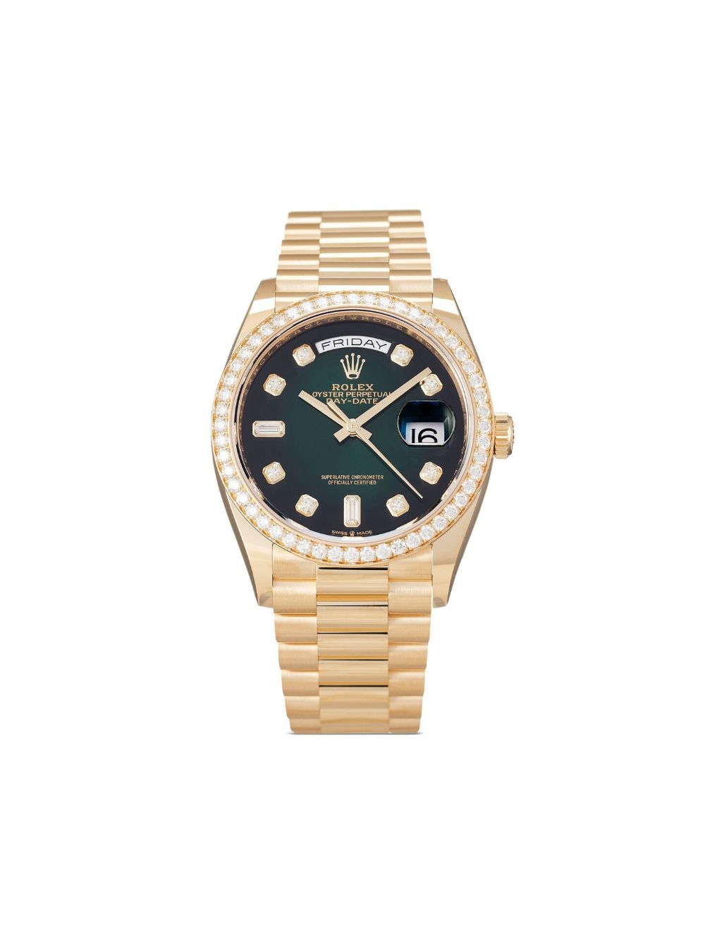 Best Replica Replica Rolex Day Date M128348RBR-0035 1:1 Best Edition EW Factory Gradient Green Dial - Colareps