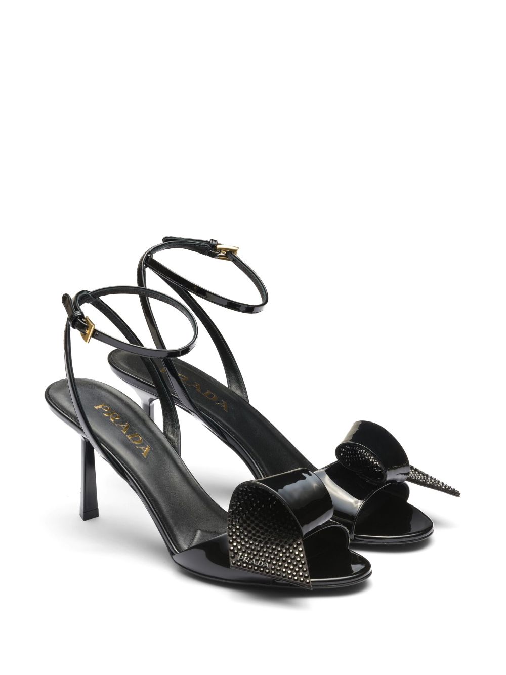 Best Replica Prada 75mm crystal-embellished sandals - Colareps