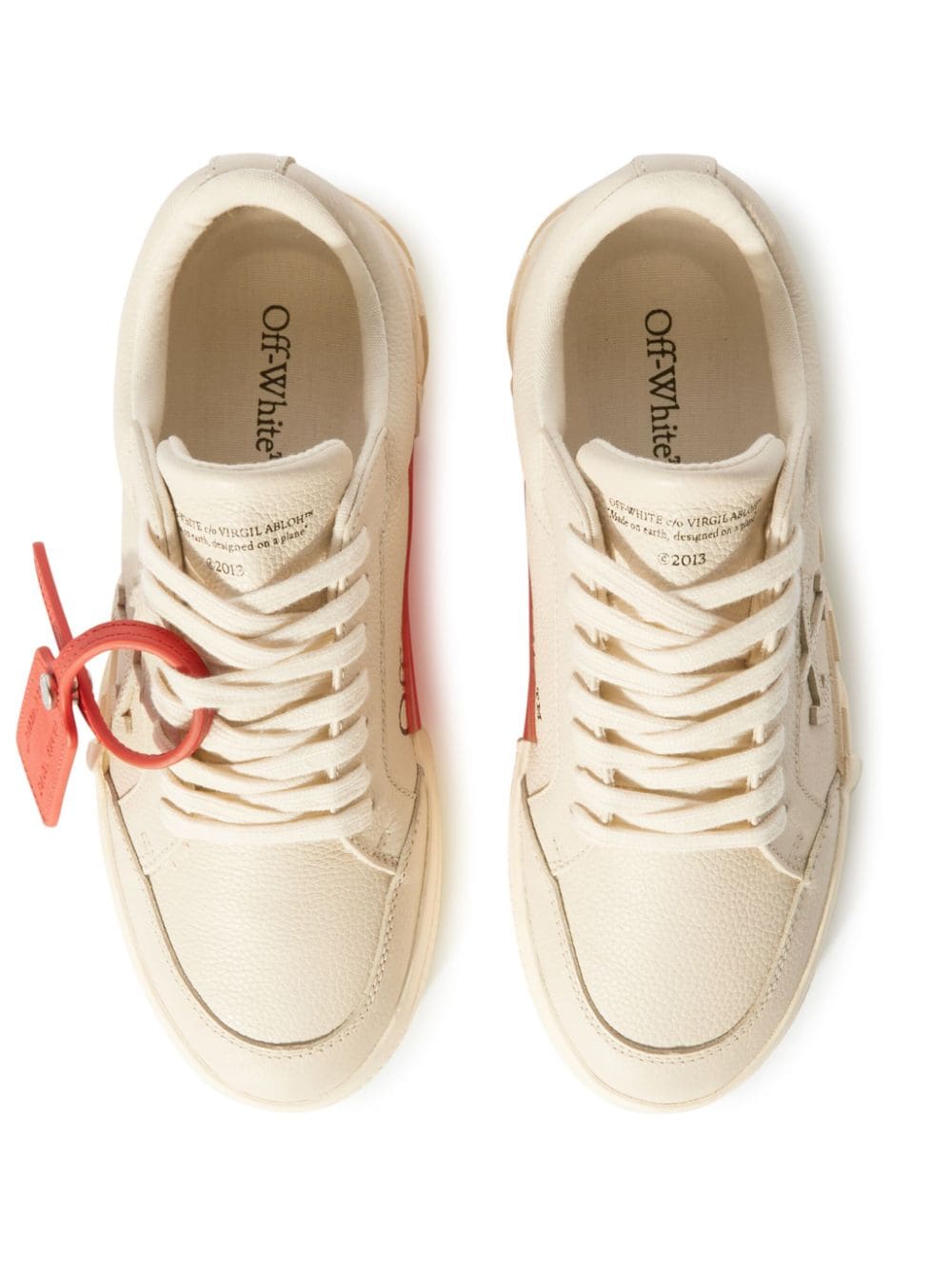 Best Replica Off White Replica Vulcanized low-top sneakers - Colareps