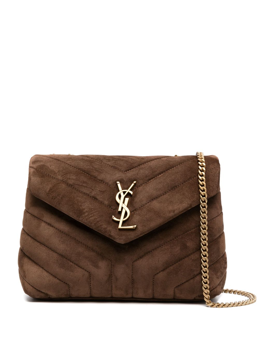 Best Replica YSL Replica Saint Laurent small Loulou suede shoulder bag - Colareps