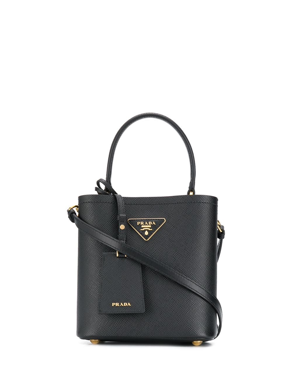 Best Replica Replica Pradas logo plaque bucket bag - Colareps
