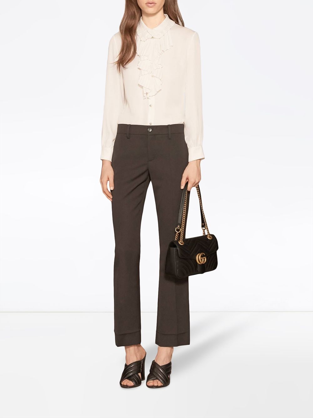 Best Replica Gucci Dupe GG Marmont small matelassé leather shoulder bag - Colareps