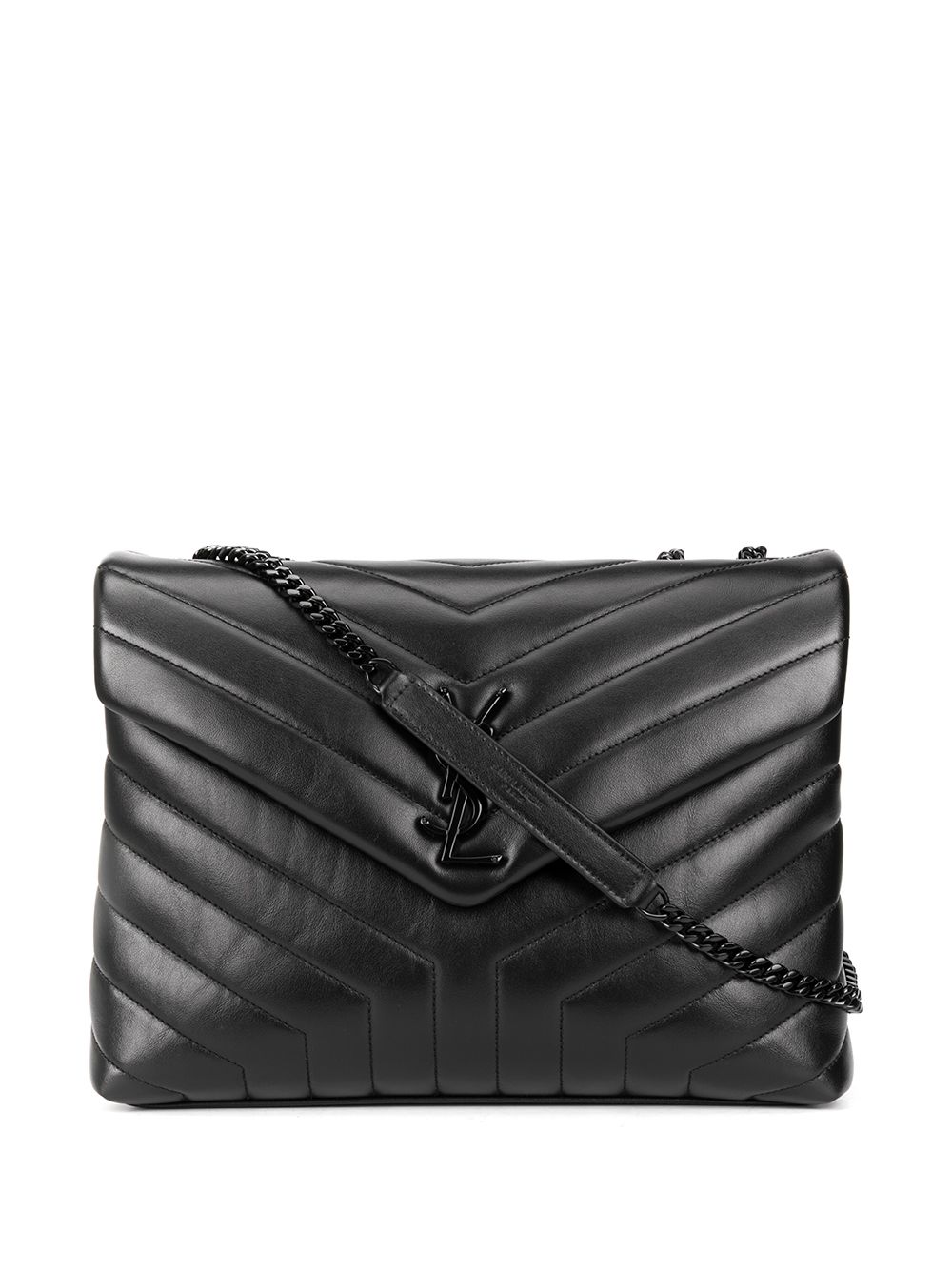 Best Replica YSL Replica Saint Laurent Loulou quilted logo plaque bag - Colareps
