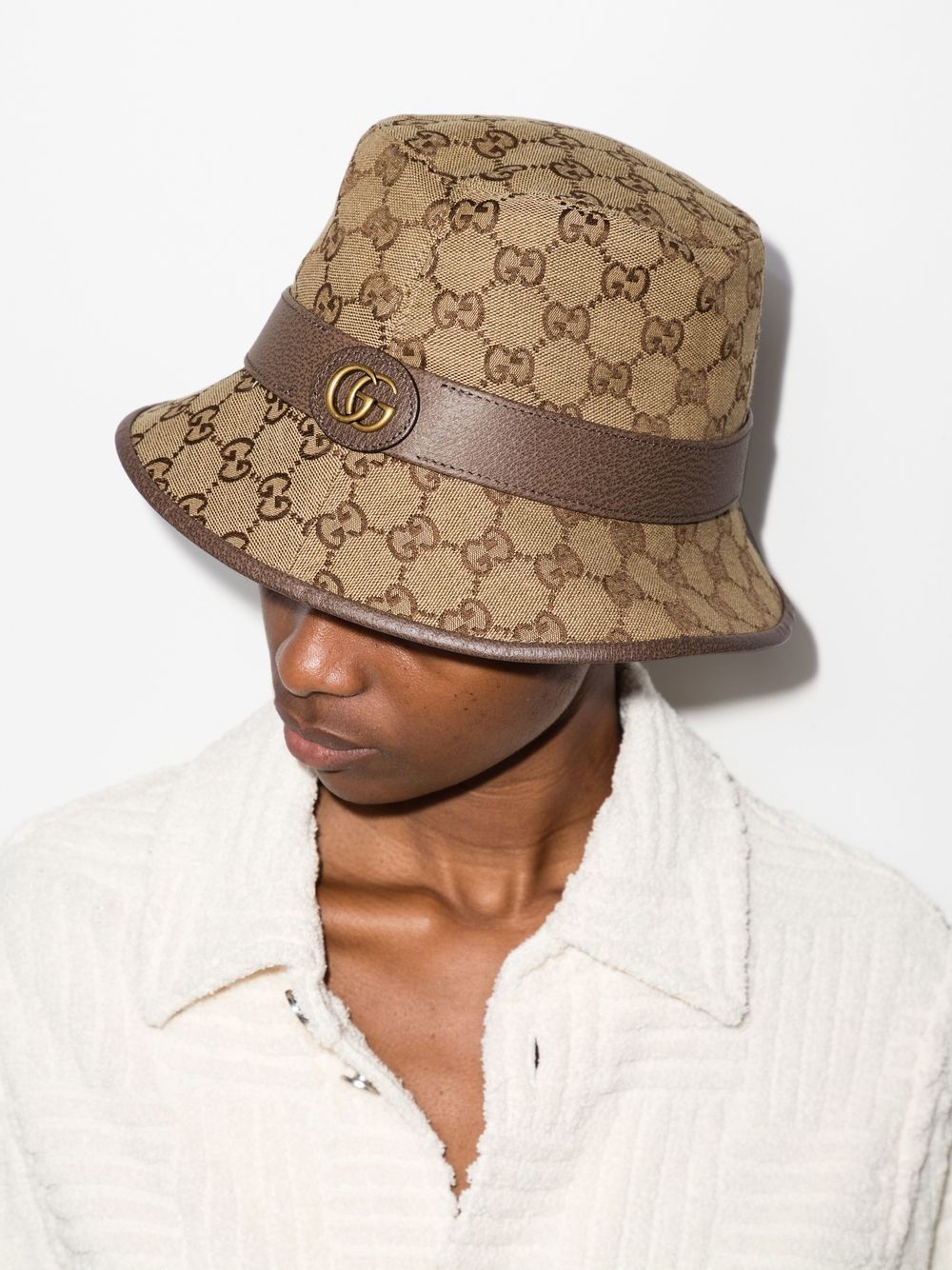 Best Replica Gucci Replica GG Supreme bucket hat - Colareps