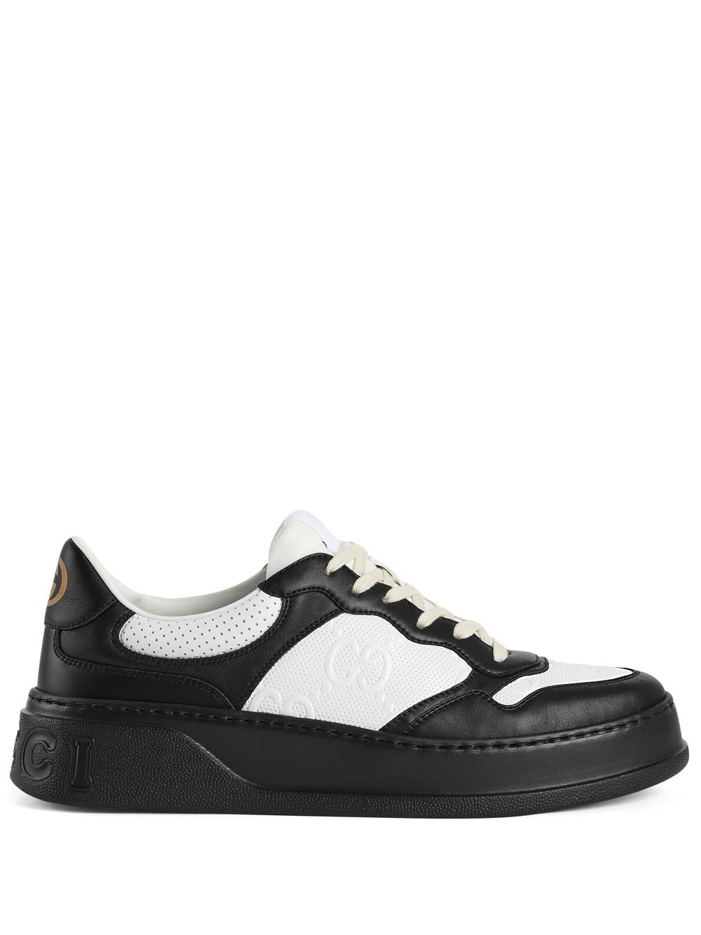 Best Replica Gucci Replica GG embossed low-top sneakers - Colareps