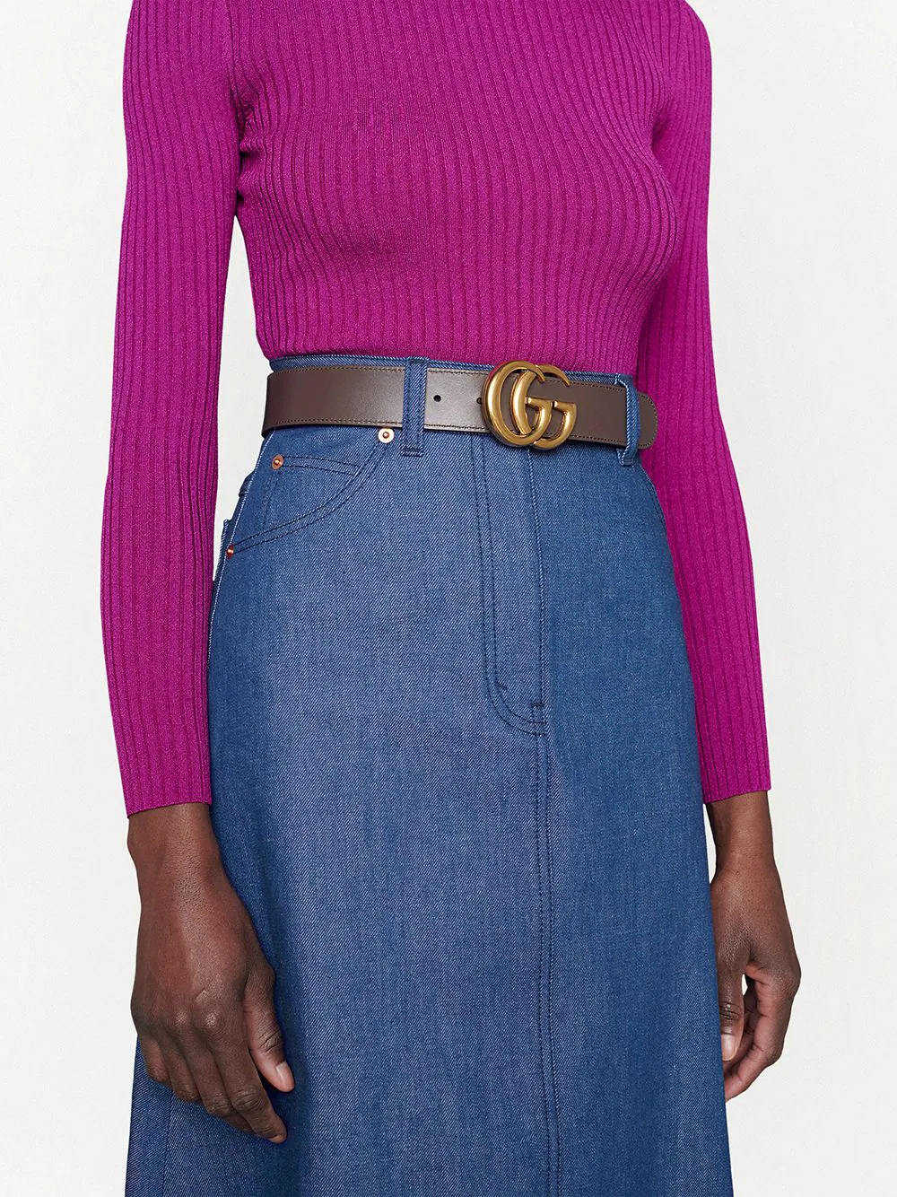 Best Replica Gucci Replica GG Marmont reversible belt - Colareps
