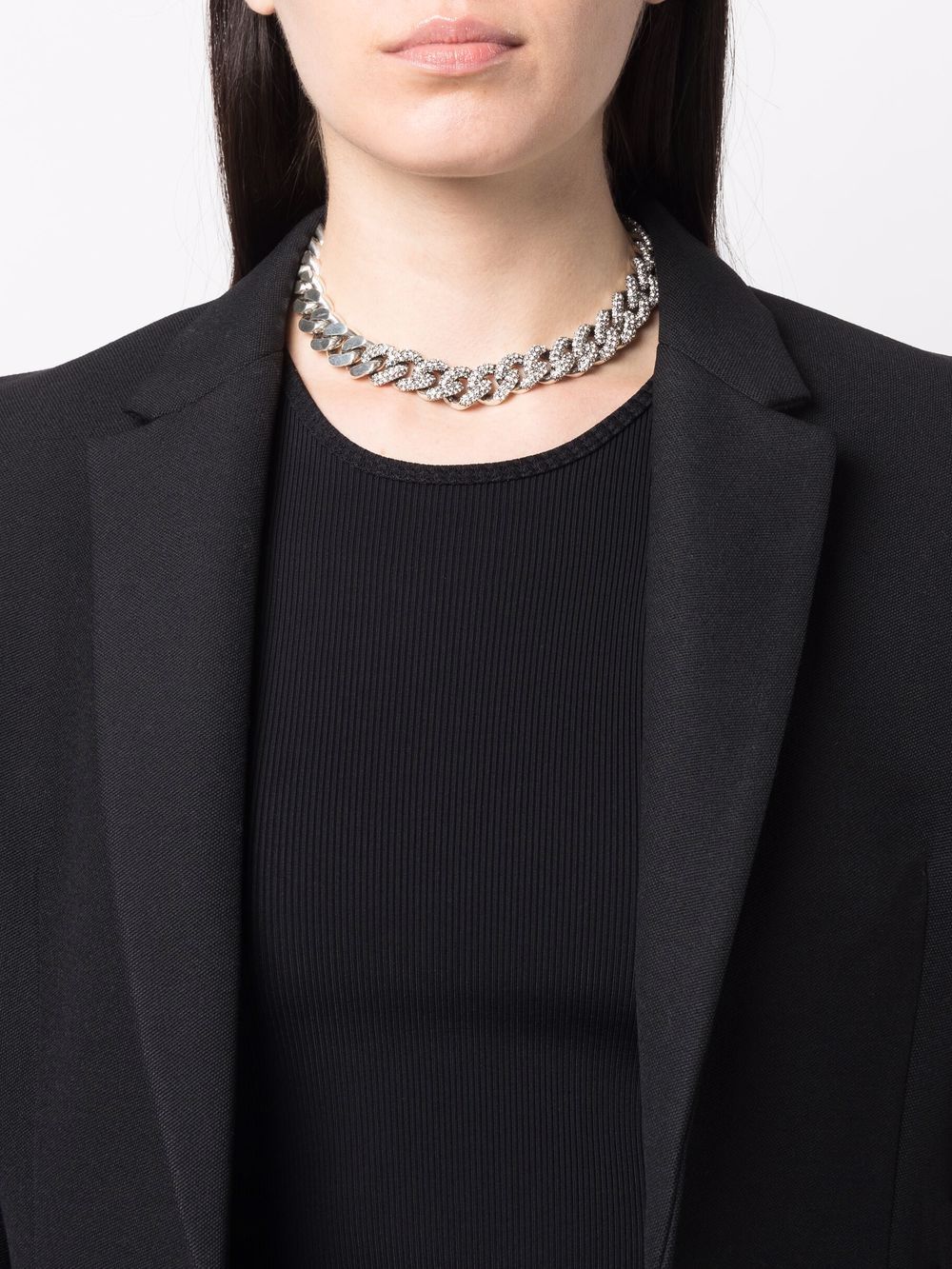 Best Replica YSL Replica Saint Laurent curb-chain necklace - Colareps