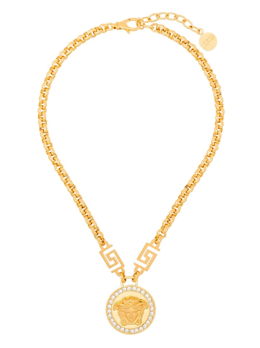 Best Replica Versace Icon Medusa crystal-embellished necklace - Colareps
