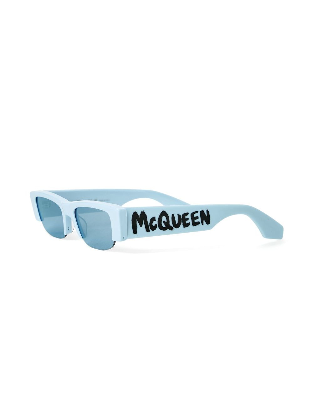 Best Replica Alexander Mcqueen Dupes Eyewear Graffiti rectangle-frame sunglass replicas - Colareps