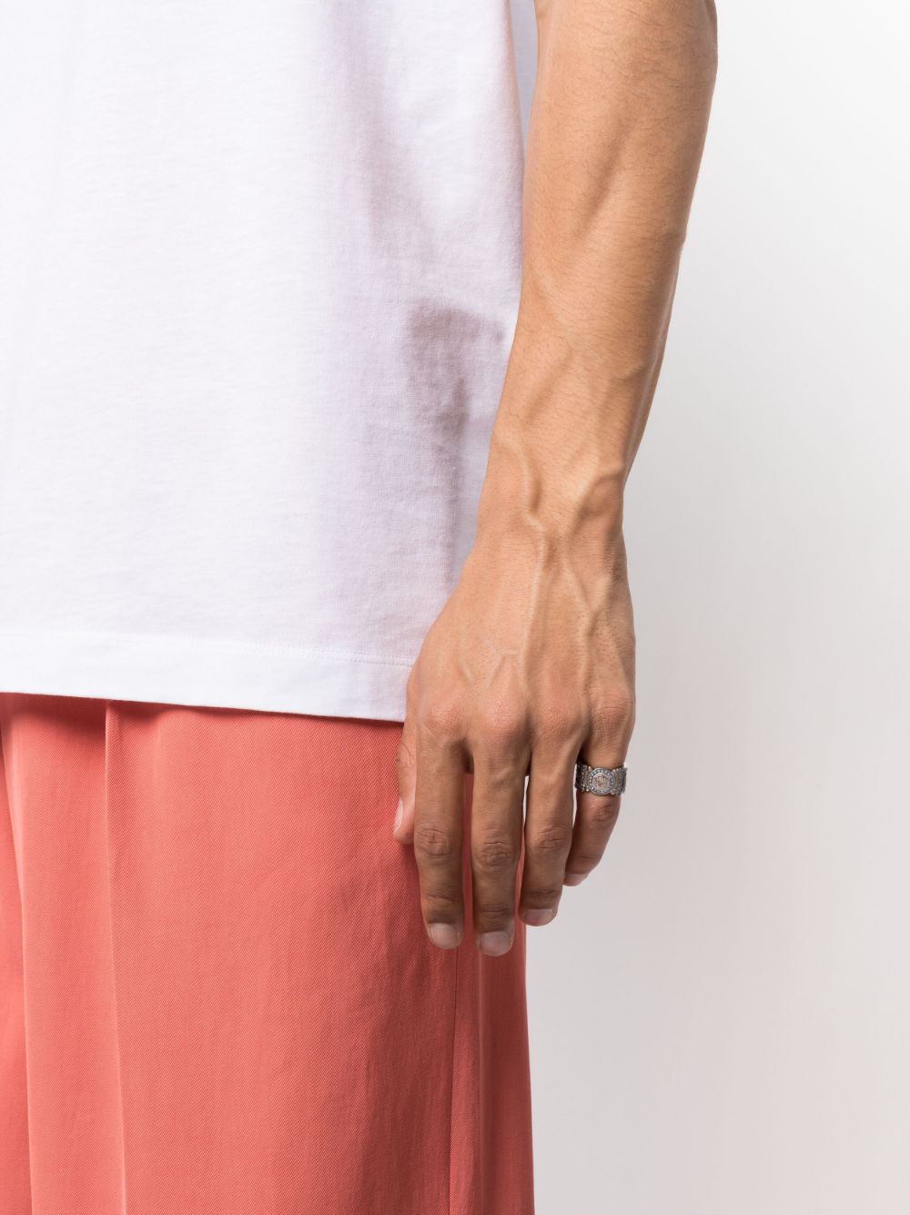 Best Replica Versace Medusa Greca crystal-embellished ring - Colareps