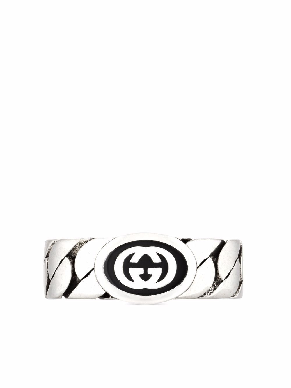 Best Replica Gucci Replica Interlocking G wide ring - Colareps