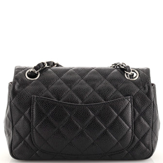 Best Replica Chanel Classic Single Flap Bag Quilted Caviar Mini - Colareps