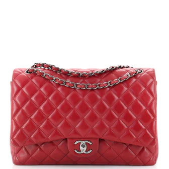 Best Replica Classic Double Flap Bag Quilted Lambskin Maxi - Colareps