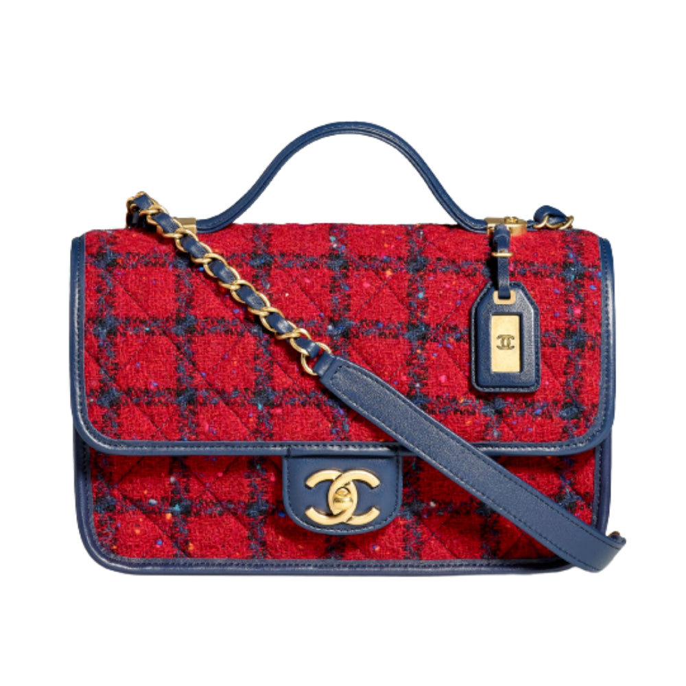 Best Replica [Chanel] CLASSY Magazine Small Top Handle Flap Bag - Colareps