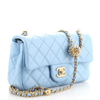 Best Replica Chanel Pearl Crush Flap Bag Quilted Lambskin Mini - Colareps