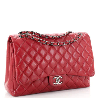 Best Replica Classic Double Flap Bag Quilted Lambskin Maxi - Colareps