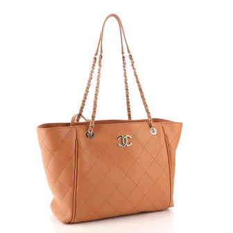 Best Replica Chanel CC Open Shopping Tote Stitched Leather Large - Colareps