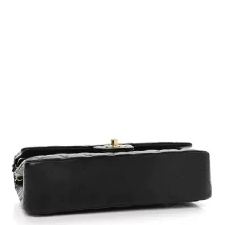 Best Replica Lambskin Quilted CC Pearl Crush Mini Rectangular Flap Black - Colareps