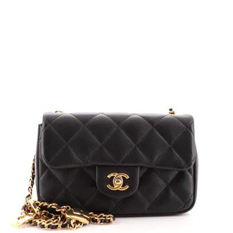 Best Replica Chanel Heart Charms Flap Bag Quilted Lambskin Mini - Colareps
