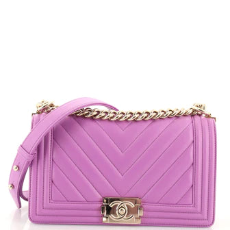 Best Replica Chanel Boy Flap Bag Chevron Calfskin Old Medium - Colareps