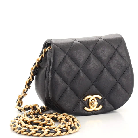 Best Replica Coco Mail Clutch with Chain Quilted Calfskin Mini - Colareps