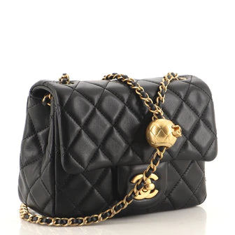 Best Replica Chanel Pearl Crush Square Flap Bag Quilted Lambskin Mini - Colareps