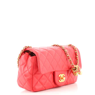 Best Replica Chanel Pearl Crush Flap Bag Quilted Lambskin Mini - Colareps